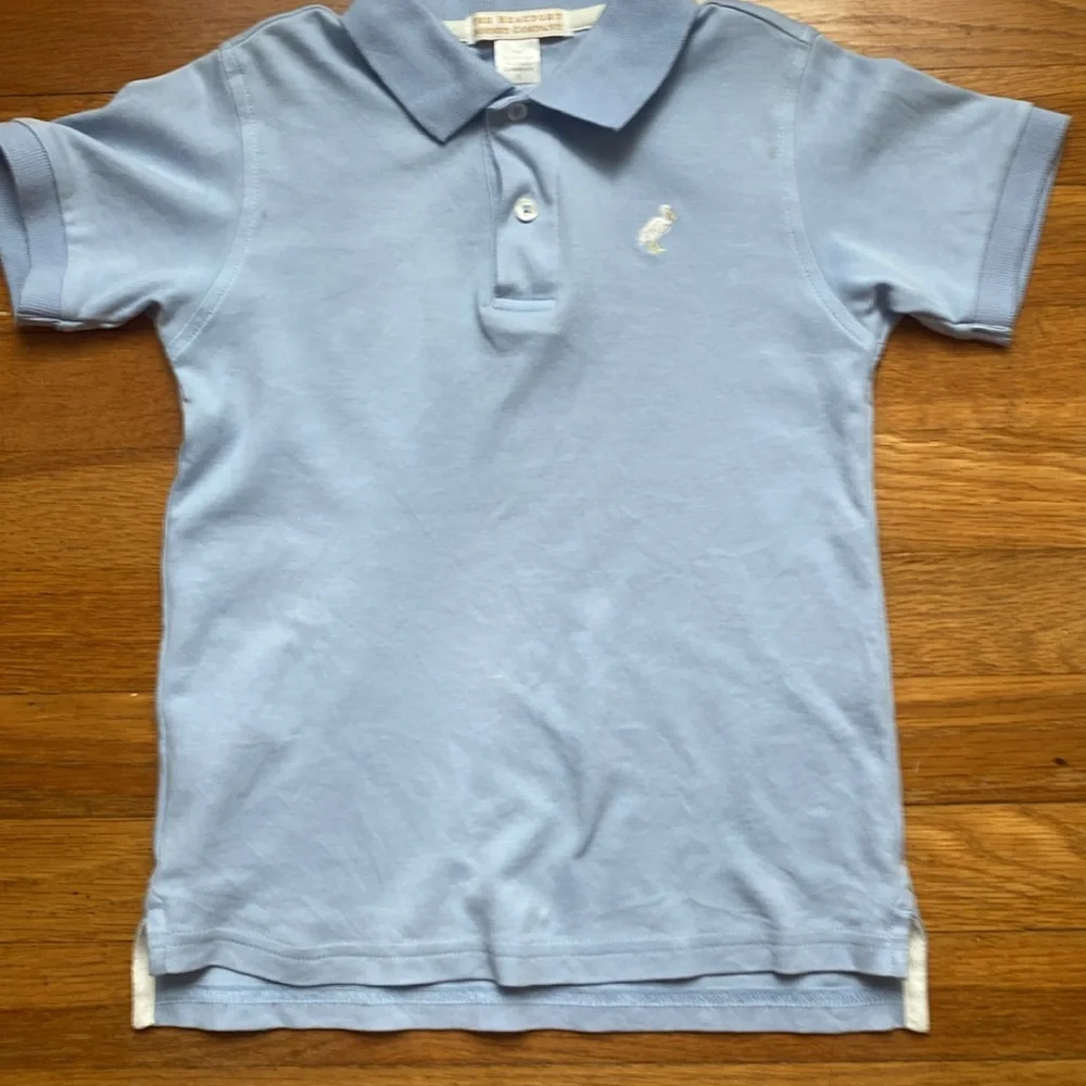 Beaufort Bonnet Company blue polo and plaid pull on shorts 6 - Picture 4 of 6